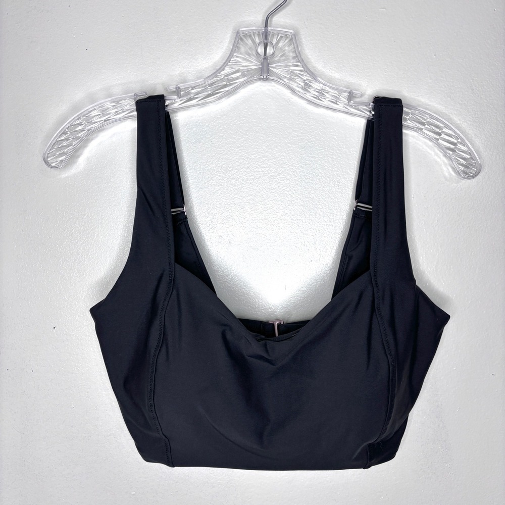 Calia Bikini Swim Top Large Black Underwire Beach Pool Vacation Sportswear